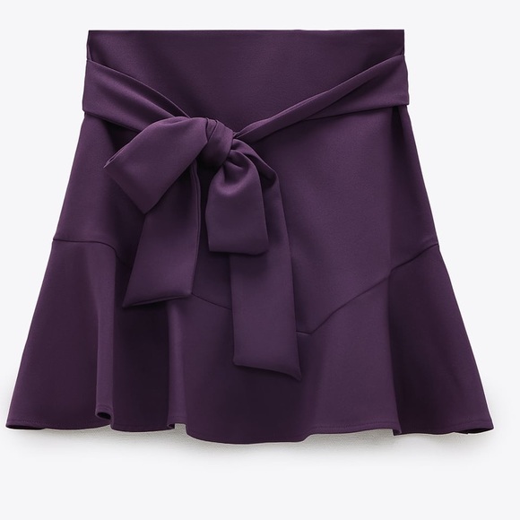 ZARA BELTED SKORT - Picture 6 of 7